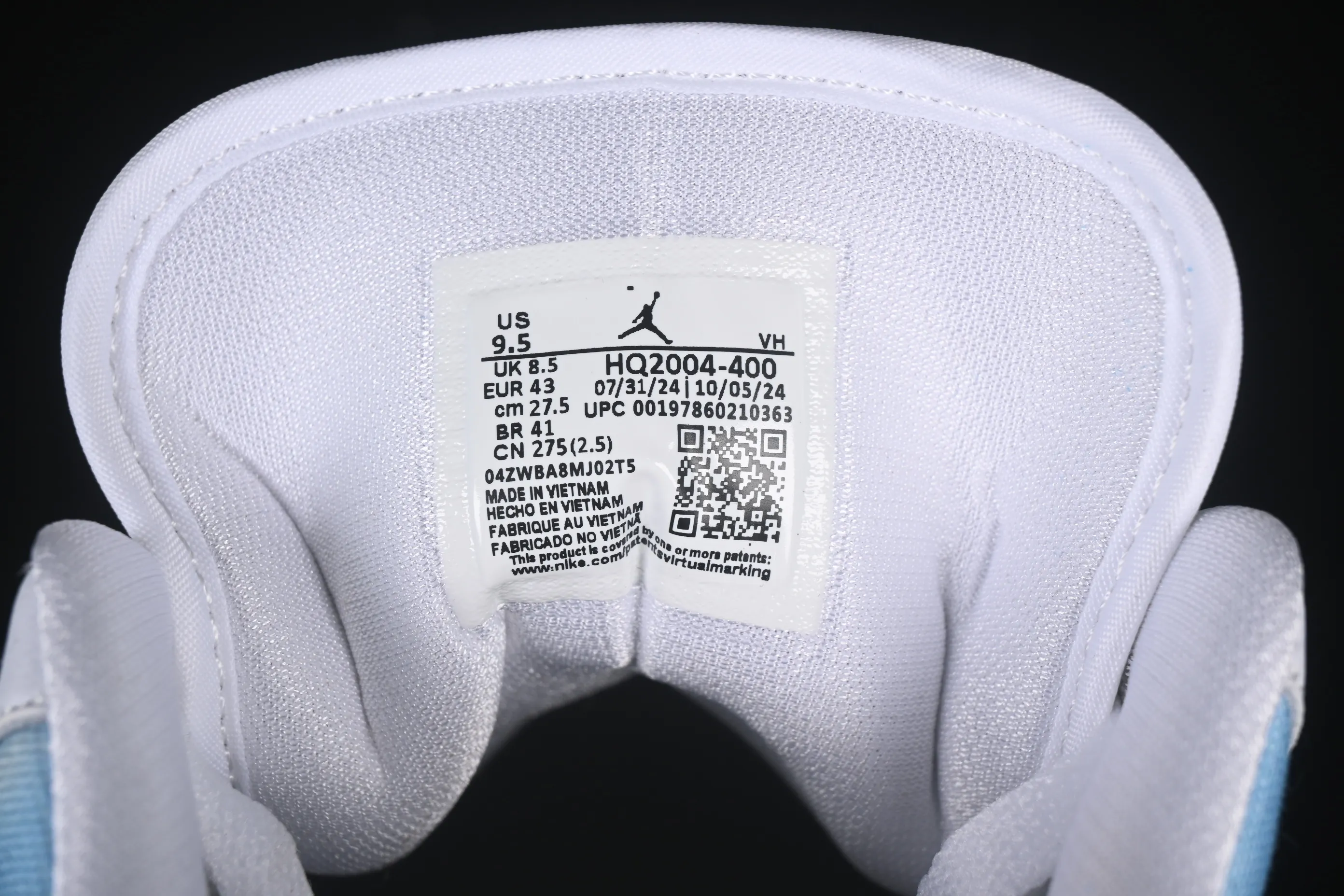 All categories Air Jordan Jordan series basketball shoes Air Jordan 1 Low Air Jordan 1 Low "Worn Blue" AJ1 Jordan 1 denim low-top cultural and casual sneakers HQ2004-400